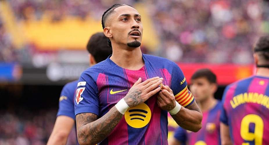 La Liga: Raphinha nets hat-trick as Barcelona hit five past Sevilla