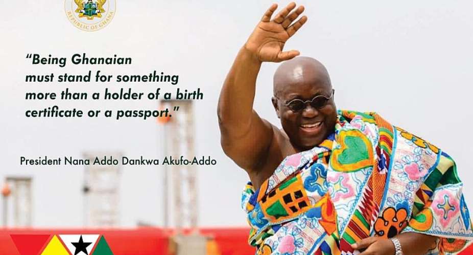 President Nana Addo Dankwa Akufo-Addos government is the biggest in the history of Ghana .