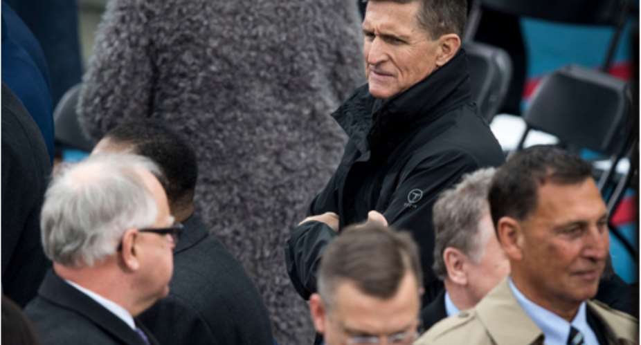Michael T. Flynn at President Trumps inauguration in January. CreditDoug MillsThe New York Times