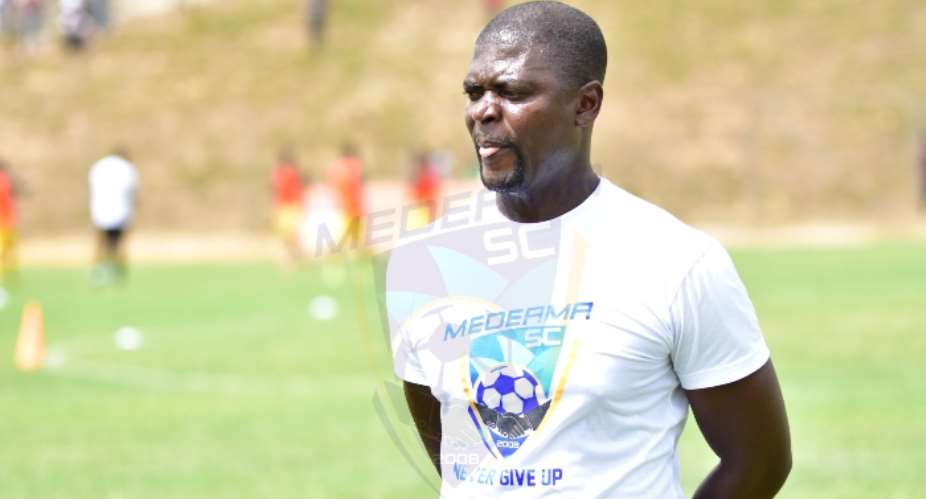 Coach Samuel Boadu Applauds Performance Of Medeama Players After Legon Cities Win
