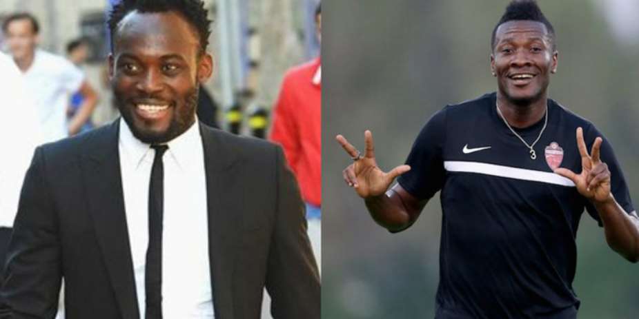 Asamoah Gyan Names Michael Essien As The Best Player He Has Ever Played With