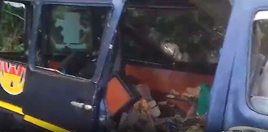 21 persons killed in fatal accident on Kumasi-Accra highway