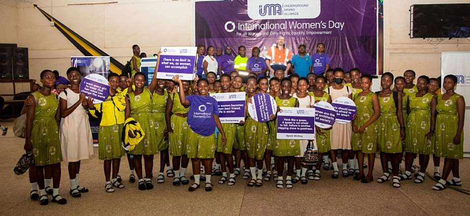 Underground Mining Alliance piques interest of Girls in Obuasi Sec Tech in STEM