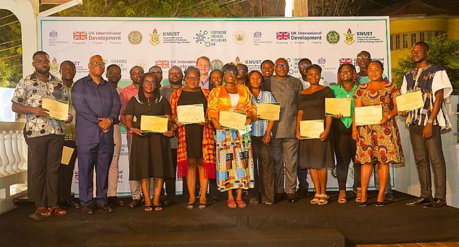 A group of participating journalists in Accra, Ghana
