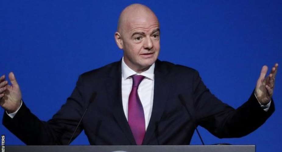 Gianni Infantino was re-elected for a second term as Fifa president in June