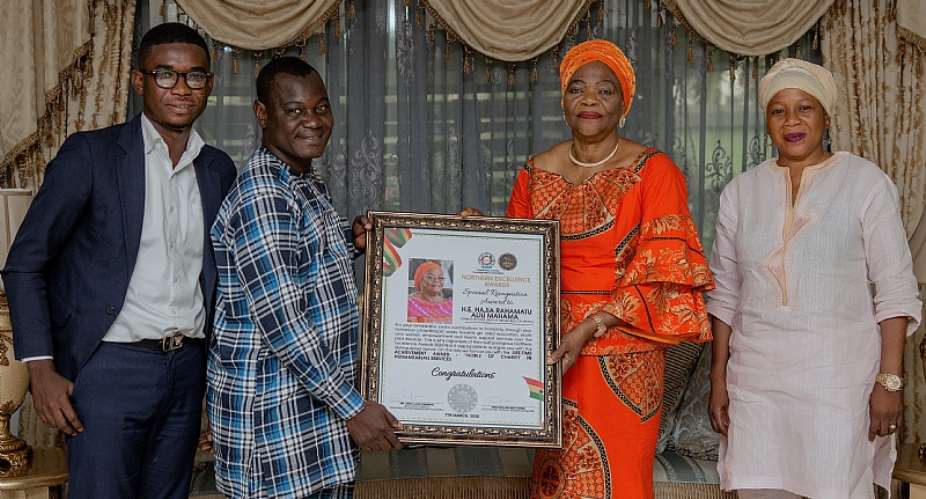 Mrs. Aliu Mahama Receives NExA Noble Of Charity In Humanitarian Service Award