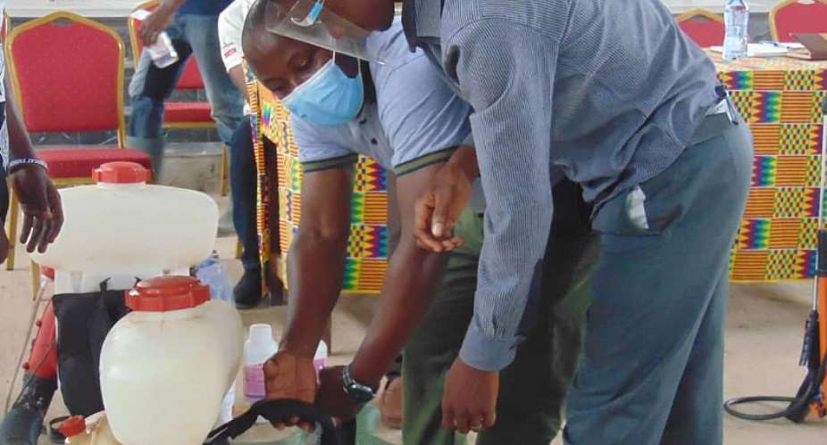 Cocobod Trains Spraying Gang Supervisors Of Oti Region At Jasikan