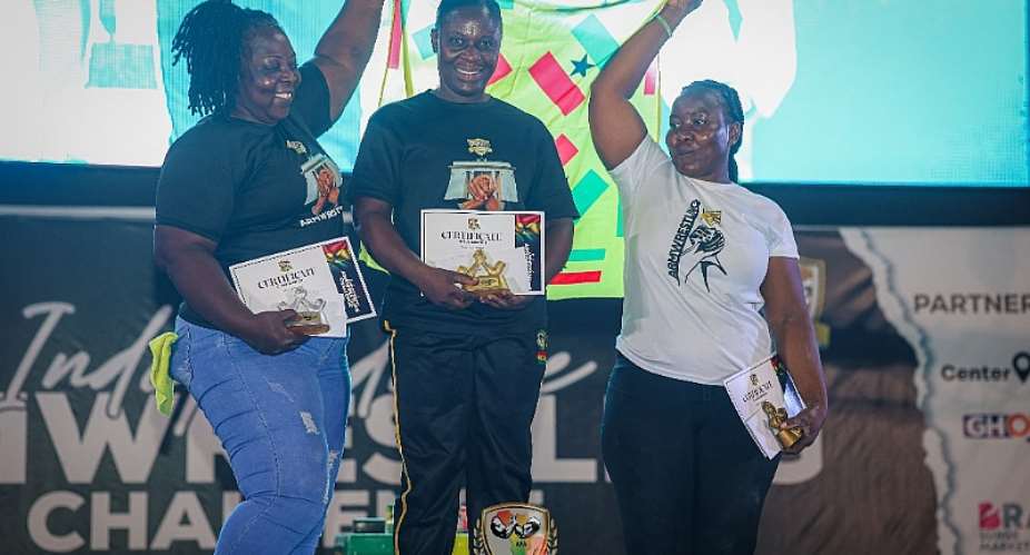 Kofi Adams thrilled at IndependenceAmrmwrestling as Ghana wins big