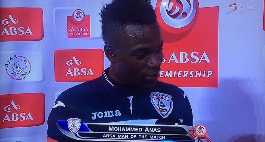 Mohammed Anas bags brace as Free State Stars draw at Ajax Cape Town; striker named Man of the Match