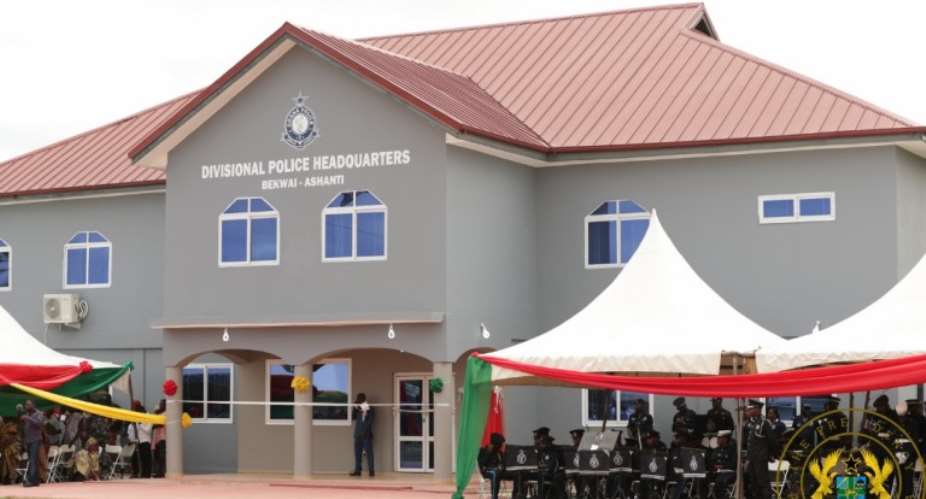 Hon. Joe Wise Builds Headquarters For Bekwai Police
