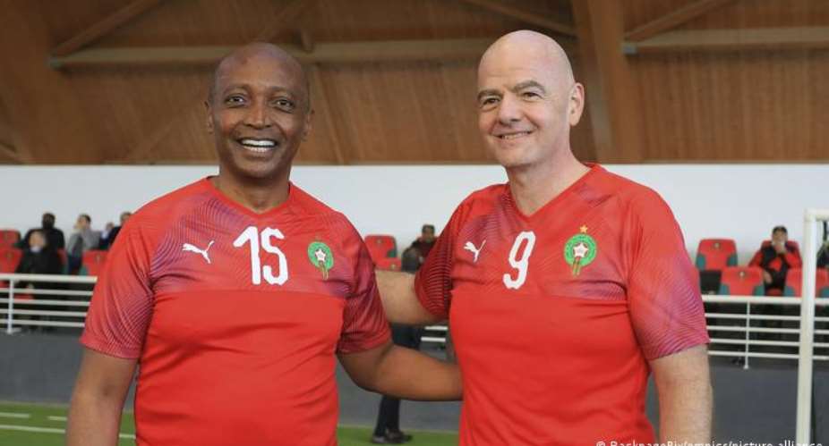The careers of Patrice Motsepe and Gianni Infantino appear to be intertwined