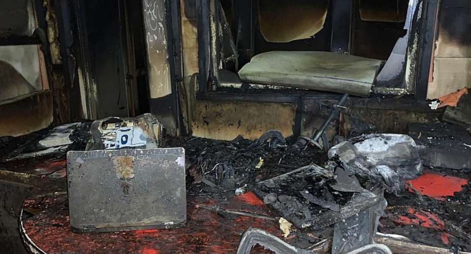 Fire destroys Silver FM in Kumasi