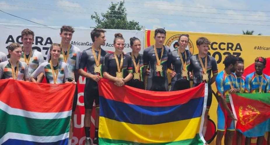 13th African Games: Mauritius wins gold medal in cycling mixed relay