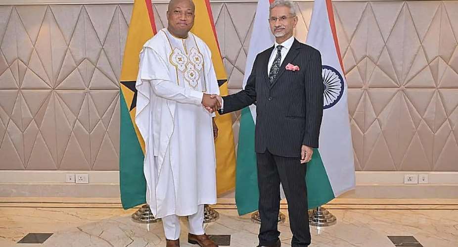 Foreign Minister makes first diplomatic trip outside Africa for talks in India