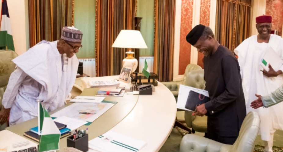 Presidents Buhari, Osinbajo and Body Language as a Policy BY Emoruwa Adewunmi
