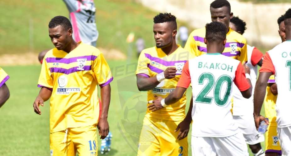 PHOTOS: Sweet images from Medeama's 1-0 win over Karela United in Ghana Premier League