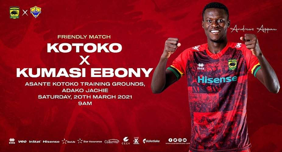 Club Friendly: Asante Kotoko hosts Kumasi Ebony on Saturday