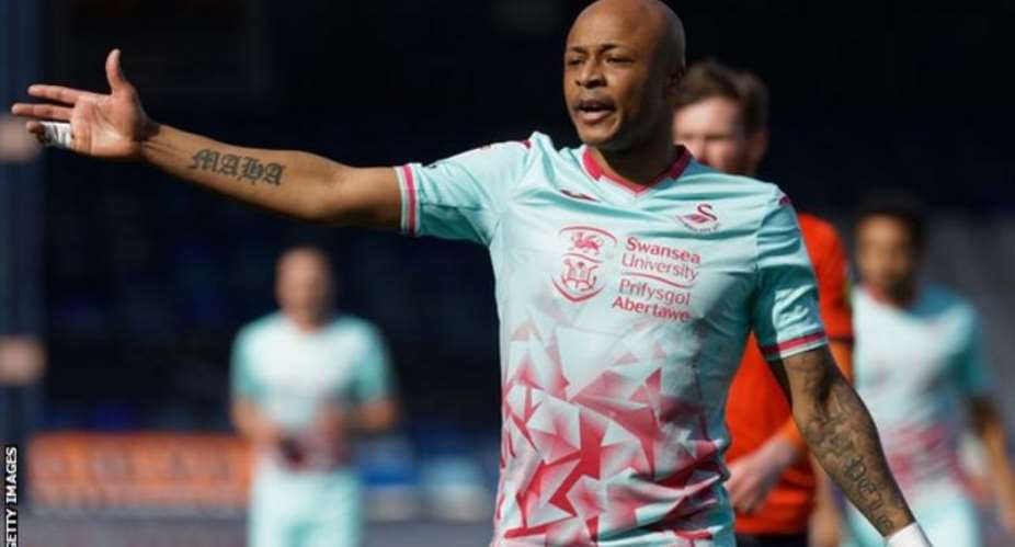 Andre Ayew is Swansea's top scorer this season with 14 goals