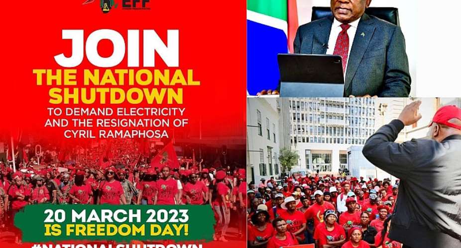 Restrict your movements to safe areas, avoid mass gatherings ahead of national shutdown by EFF — Ghanaians in South Africa warned