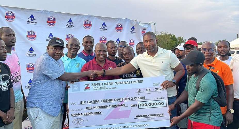 Dr.Okoe Boye invests GHS100,000 in youth football in Teshie