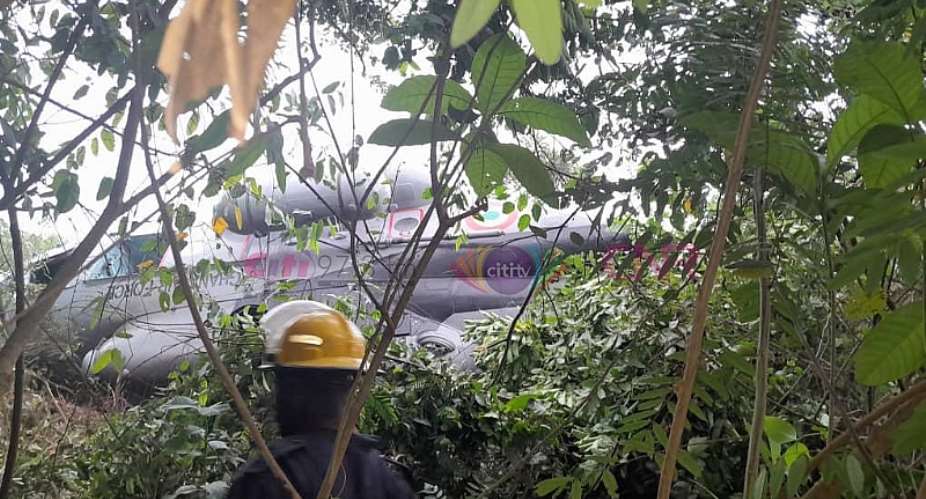 Ghana Air Force Helicopter crashes in Bonsokrom; 14 rescued