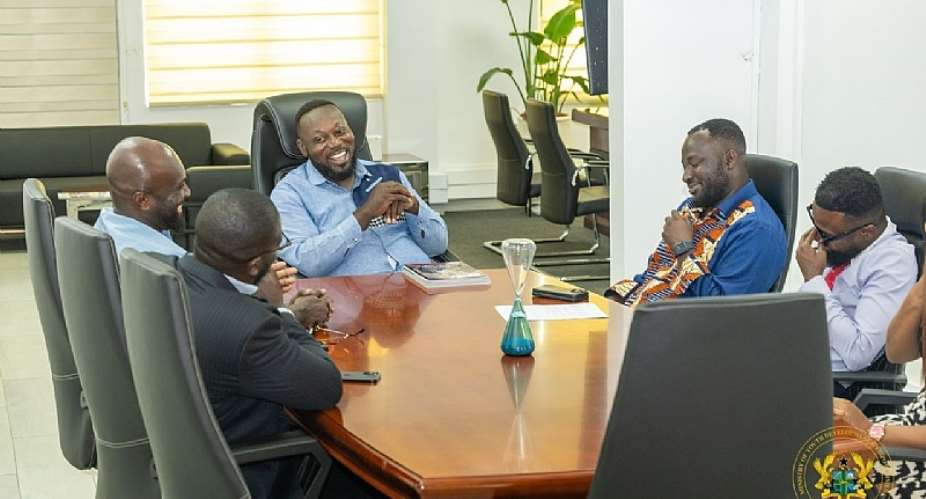 Entertainment Week Ghana Team meets with Diaspora Affairs Director KOD to discuss initiative