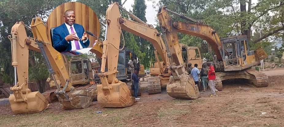 Galamsey: Akufo-Addos govt imported GH¢6.2 billion worth of excavators in 2024 – Land Minister