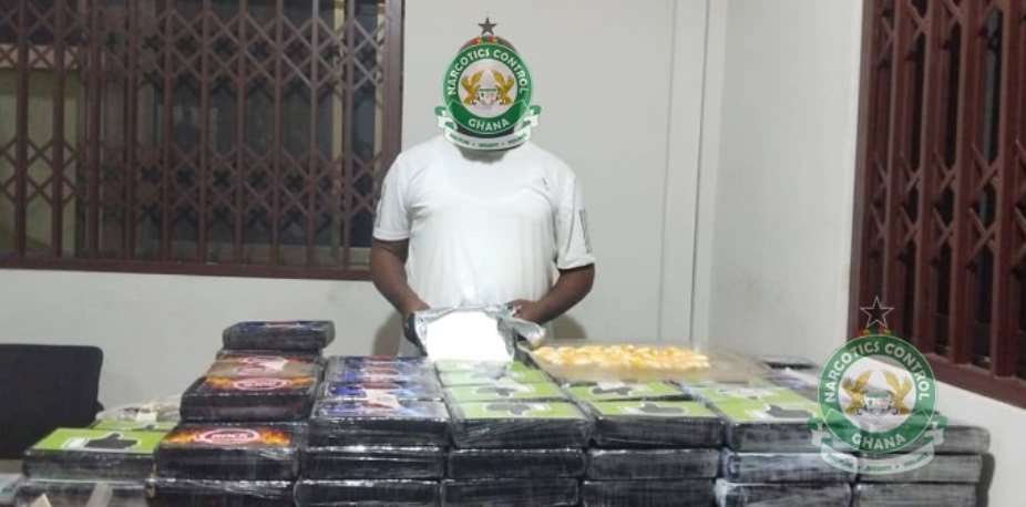 56-year-old Nigerian national arrested in $2million drug bust at Oyarifa