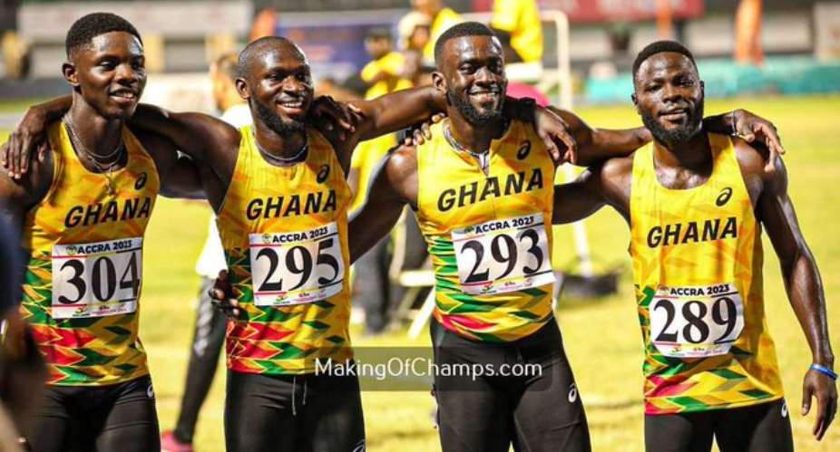 2023 African Games: Ghana’s 4x100m team finish first to secure final berth
