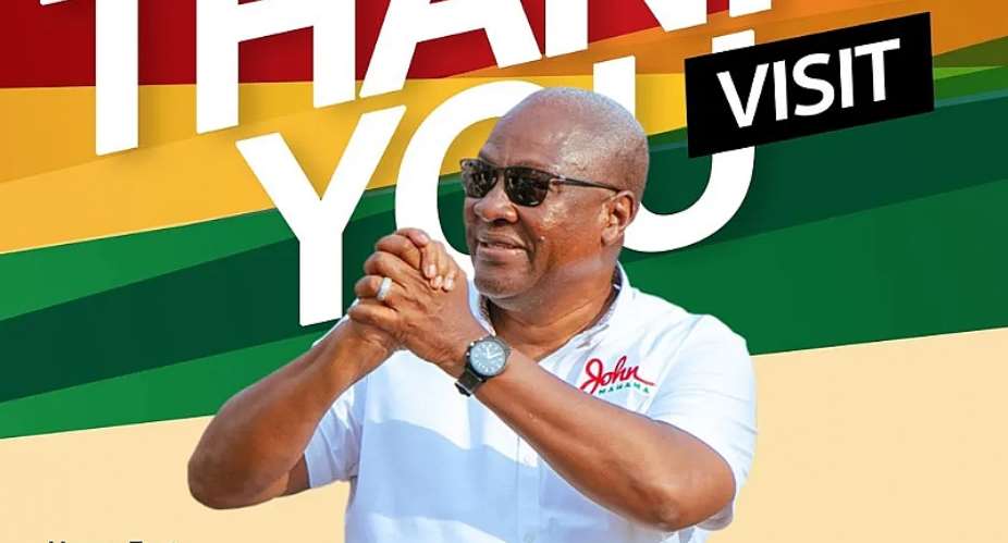 President Mahama begins Thank-You Tour in Upper East Region today