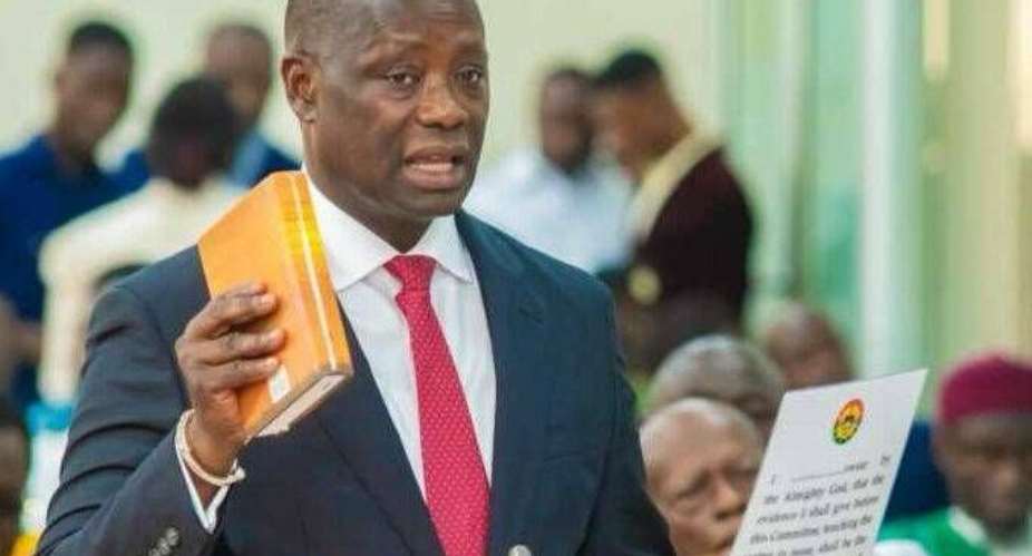 The Minister of Lands and Natural Resources, Emmanuel Armah Kofi Buah