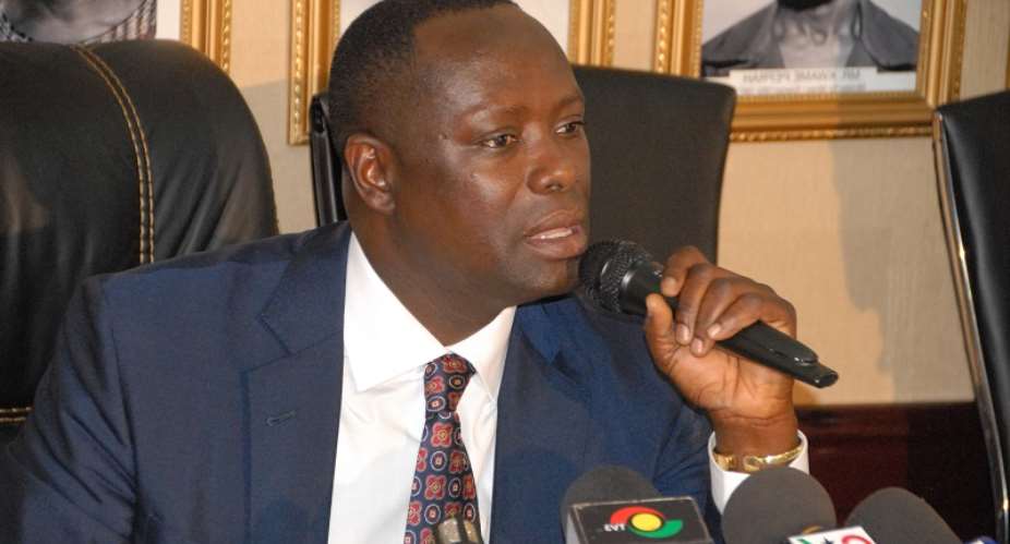 Minister of Lands and Natural Resources, Emmanuel Armah-Kofi Buah