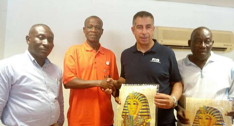 International Volleyball Instructor Sherif El Shemerly Conducts Coaching Course In Ghana