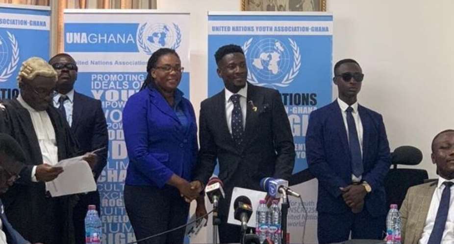 Asamoah Gyan appointed Ambassador for United Nations Youth Association