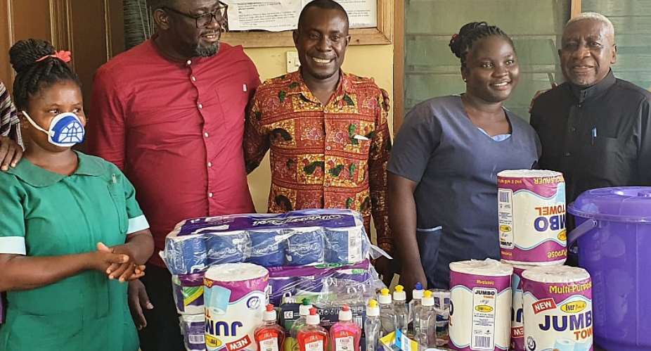 NPP Aspiring MP Donates Health Items Worth gh2,700 to Three Health Centers.
