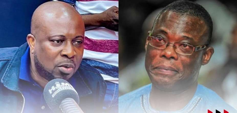 NPP National Youth Organizer, Salam Mustaphaleft and NDC General Secretary, Fifi Fiavi Kwetey
