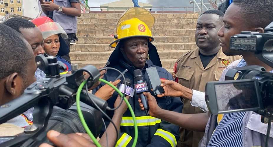 Adum market fire contained after nearly six hours of intense battle