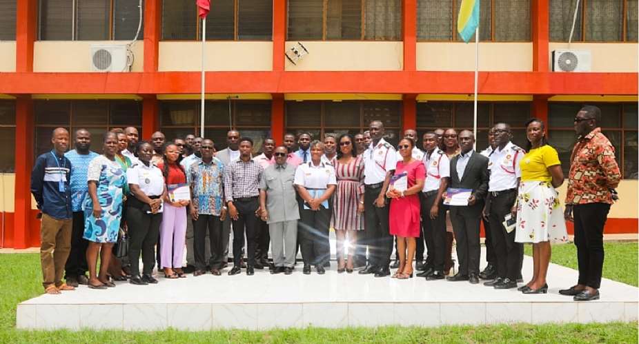 Celebrating exceptional fire safety - Newmont Akyem wins fire safety award
