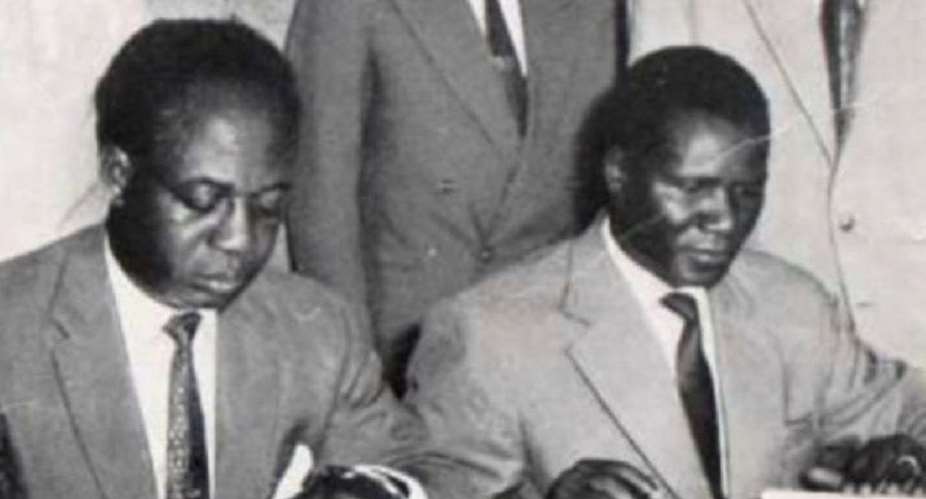 Kwame Nkrumah and Ahmed Skou Toure