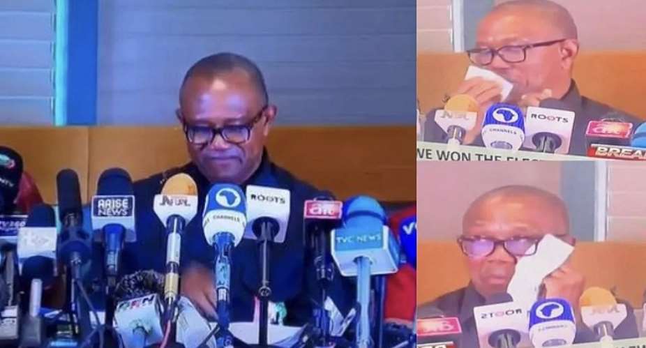 Nigeria elections: 'Emotional' Peter Obi cries as he vows to challenge results Video