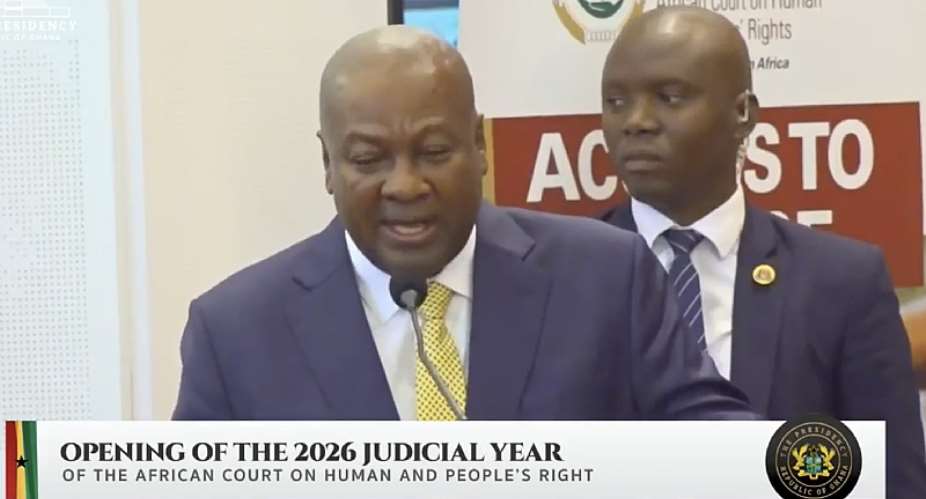 Mahama opens 2026 Judicial Year of African Court on Human and Peoples’ Rights