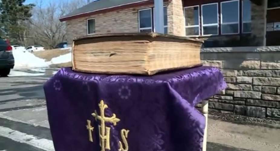 Bible Survives A Second Fire At Wisconsin Church