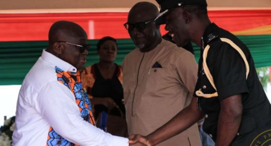 AKufo-Addo with COP Dampare at this year's WASSA