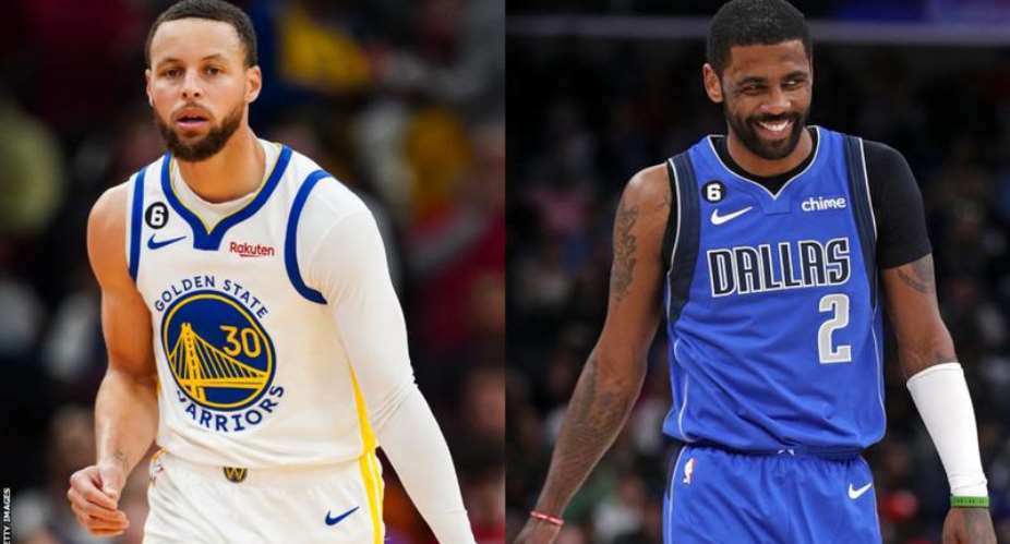 Stephan Curry's Golden State Warriors and Kyrie Irving's Dallas Mavericks have played against each other twice this season, with each winning at home