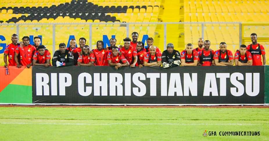 2023 AFCON Qualifiers: Black Stars players pay tribute to the late Christian Atsu