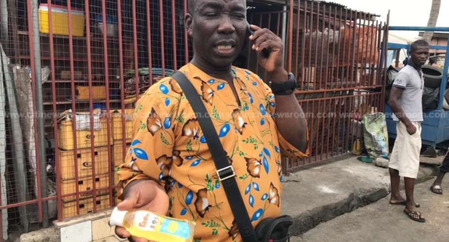 Kumasi: Man Tricked Into Buying Baby Lotion Instead Of Hand Sanitizer For 70