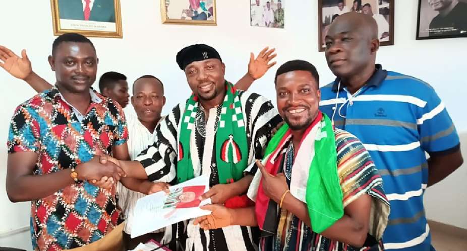 Buem NDC Primaries:  Delegates Pledge support for Hon. Babs as he files nomination form