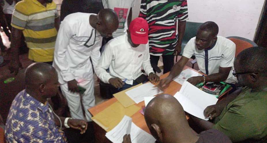 NDC race: Lawyer Baba Zankawah files nomination amidst cheers from enthusiastic party supporters