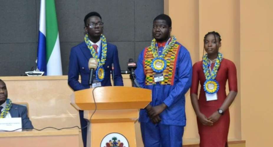 Two St. James Seminary students honoured in Gambia for topping 2022 WASSCE