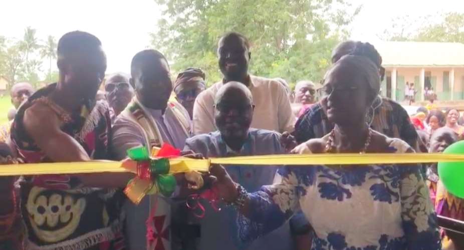 Antwi Mensah Foundation hands over 15-seater toilet facility to Ejisu R/C School